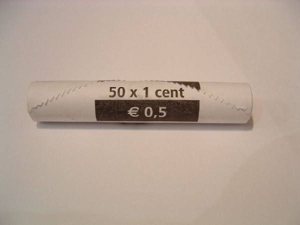 (afbeelding voor) Muntrol 1 eurocent 2003 UNC